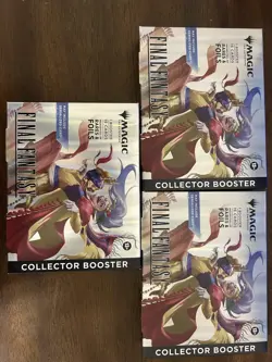MAGIC THE GATHERING FINAL FANTASY COLLECTOR BOX + BOOSTER BUNDLE - Image 1