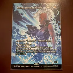 MTG Marvel Storm, Force of Nature #0094 Mythic Borderless Foil - Image 1