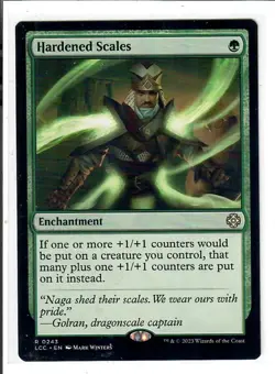 Hardened Scales 243 Commander: The Lost Caverns of Ixalan MTG NM - Image 1