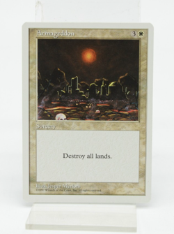 Armageddon, MTG Magic the Gathering, 4th Edition 1995 Englisch Rar - Image 1