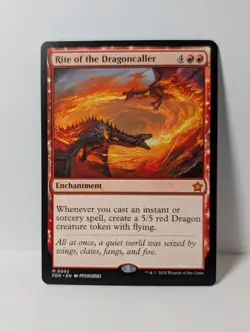 Rite of the Dragoncaller - Foundations FDN - NM - MTG - Image 1