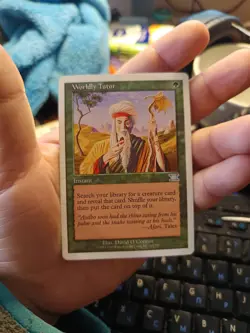 Worldly Tutor Classic MTG Core Set 6th Edition. See photo (indentation) - Image 1