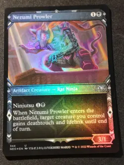 Nezumi Prowler - Foil - Showcase - NEO - MTG - NM - EN - 344 - Image 1