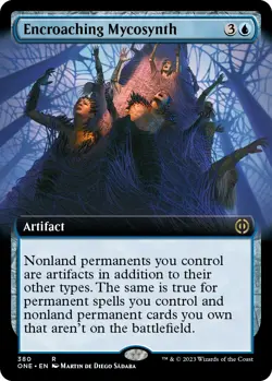 NM - Encroaching Mycosynth (Extended Art) [ONE - 380] Phyrexia: All Will Be One - Image 1