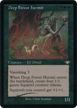 MTG [MH1-20 Foil NM] Deep Forest Hermit (Retro Frame) (Foil Etched) - Image 1