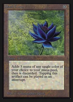 Black Lotus Collector's Edition/ Beta Regular Playtest Card - Image 1