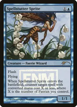 MTG SPELLSTUTTER SPRITE FOIL EXC - FOLLETTA BALBETTAMAGIE - FNM - MAGIC - Image 1