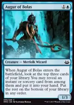 MTG AUGUR OF BOLAS EXC - AUGURE DI BOLAS - MMA3 - MAGIC - Image 1