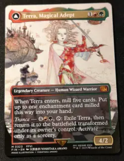 Terra, Magical Adept / Esper Terra - Borderless - FIN - MTG - EN - NM - 0323 - Image 1