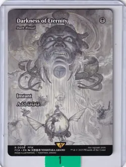 Dark Ritual (Darkness of Eternity)(#008)(Borderless) * Final Fantasy MTG - Image 1