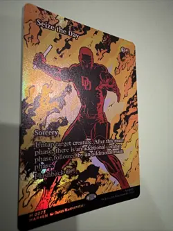 Seize the Day (Borderless) Marvel Universe Eternal-Legal Foil Mtg M/NM Mythic 73 - Image 2