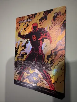 Seize the Day (Borderless) Marvel Universe Eternal-Legal Foil Mtg M/NM Mythic 73 - Image 3