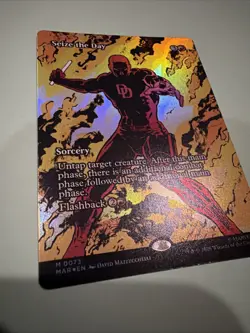 Seize the Day (Borderless) Marvel Universe Eternal-Legal Foil Mtg M/NM Mythic 73 - Image 4