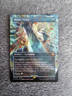 Buster Sword - Borderless/Foil - NM 351 FIN (MTG x Final Fantasy) - Image 1