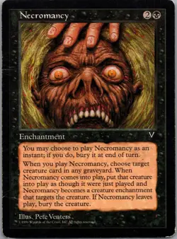 Necromancy Visions MTG Magic the Gathering MP/HP - Image 1