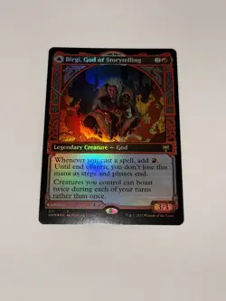 Birgi, God of Storytelling Showcase 311 Kaldheim Foil MINT Pack Fresh Unplayed - Image 1