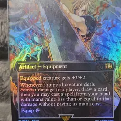 MTG Buster Sword 351 Universes Beyond: Final Fantasy Foil English - Image 1