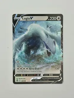 POKEMON TCG LUGIA V SILVER TEMPEST 138/195 BASIC EN 2022 - Image 1