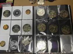 Bundle of 80+ Pokemon TCG Flipping Coin collectable + Binder - Image 2