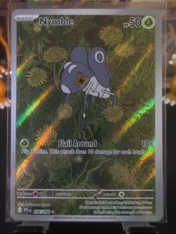 Nymble 096/094 Me02: Phantasmal Flames Holo Pokemon TCG NM - Image 2