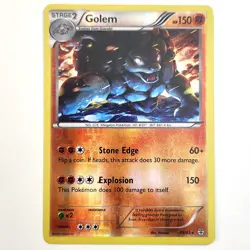 Pokemon TCG Golem 45/83 Reverse Holo Rare Generations LP Light Play - Image 1