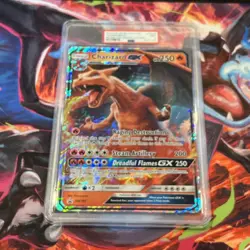 2019 Pokemon Jumbo SM195 Charizard GX Detective Pikachu PSA 9 - Image 1