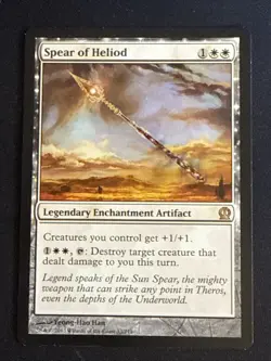 1x Spear of Heliod (33) Theros LP MTG Magic the Gathering x1 MKE - Image 1