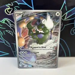 Pokemon TCG Tornadus 210 Sv: Scarlet & Violet Promo Full Art Holo English - Image 1