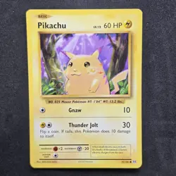 Pikachu Non Holo 35/108 XY - Evolutions NM Pokemon TCG Fat Pikachu Yellow Cheeks - Image 2