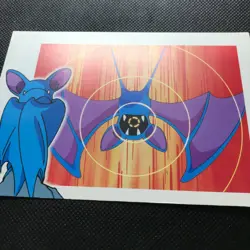 Zubat Pokemon Postcard Japan Anime Very Rare Pocket monster Nintendo F/S - Image 2