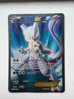 Pokemon Mewtwo EX 157/162 Full Art Textured Ultra Rare XY Breakthrough LP/NM - Image 1