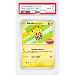 Pokemon Pikachu Batik Shirt #101 PSA 10 Indonesia Journey SALE!!! - Image 1