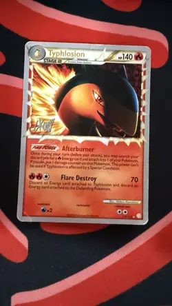 Pokemon TCG Typhlosion World Championship Decks 2011 110/123 Ultra Rare Regular - Image 1