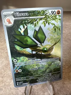 Vibrava 206/191 Illustration Rare Surging Sparks Pokemon Holo Near Mint - Image 1