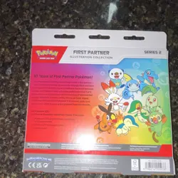 Pokemon TCG First Partner Illustration Collection Series 2 3 Packs Promo - Image 2