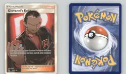 GIOVANNI'S EXILE 68 ULTRA RARE HIDDEN FATES POKEMON HOLO NEAR MINT - Image 3