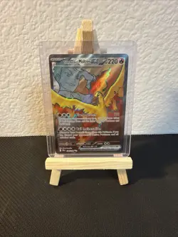 Team Rocket's Moltres ex 208/182 Ultra Rare Destined Rivals Pokemon NM/M - Image 1
