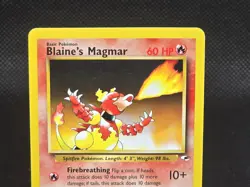 POKEMON BLAINE'S MAGMAR 37/132 UNCOMMON GYM HEROES Vintage 2000s - Image 2