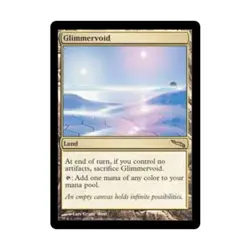 WOTC MtG Mirrodin Glimmervoid (R) (Foil) EX - Image 1