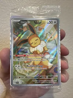 Sealed Pokemon TCG Eevee 173 Sv: Prismatic Evolutions ETB Promo Holo NM - Image 1