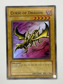 Yu-Gi-Oh! CURSE OF DRAGON LOB-066 - Legend of Blue Eyes Ultra Rare - LP - Image 1