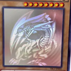 Yu-Gi-Oh Blue Eyes White Dragon TRC1-JP000 Holo Rare Ghost Japan - Image 2