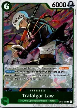 TRAFALGAR LAW OP13-031 R CARRYING ON HIS WILL ONE PIECE - Image 1