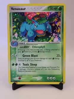 Venusaur 28/100 - Rare Holo - EX Crystal Guardians - Lightly Played - Image 1