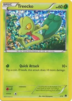 Treecko - 1/12 - McDonald's Promo 2015 NM, English Pokemon Promos - Image 1