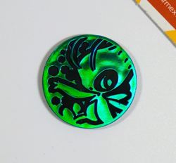 Pokemon Celebi Coin From Tyranitar Half Deck 2001 Japanese - Image 1
