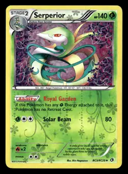 Serperior RC3/RC25 Holo Legendary Treasures: Radiant Collection Pokemon Card - Image 2