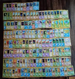 153 Pokemon Common Cards Bulk Lot 1995-2006 WOTC & EX Era LP-MP - Image 1