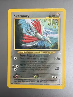 Skarmory - 23/64 - Neo Revelation - Pokemon - Vintage - 2000 - Non Holo - Rare - Image 1
