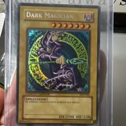 Konami Yu-Gi-Oh! Dark Magician BPT-001 2002 Tin LE Secret Rare Foil - Image 1
